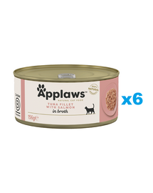 APPLAWS Cat Tonhal lazaccal húslevesben 6x156 g