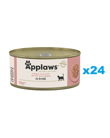 APPLAWS Cat Tonhal lazaccal húslevesben 24x156 g