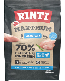 RINTI MAX-I-MUM Junior Chicken csirkével kölyökkutyáknak 1 kg