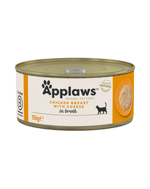APPLAWS Cat Konzerv macskáknak csirke és sajt 156 g
