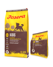 JOSERA Kids 12,5kg fiatal közepes és nagytestű kutyáknak + 900g INGYENES