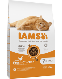 IAMS Cat Senior All Breeds Chicken 10 kg