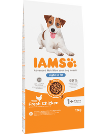 IAMS ProActive Health Adult Light in Fat for Sterilsed-Overweight dogs Chicken 12 kg