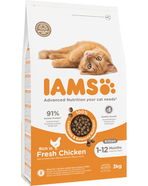 IAMS IAMS for Vitality Kitten friss csirkével 3 kg