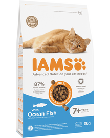 IAMS For Vitality Cat Senior Ocean Fish 3 kg