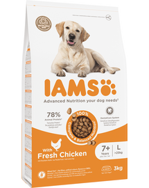 IAMS For Vitality Senior Large Breed Chicken 3 kg