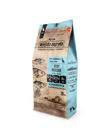 WIEJSKA ZAGRODA Tengeri halak kutyák számára, száraz táp (M) 20 kg