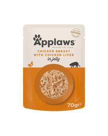 APPLAWS Cat Csirke és máj aszpikban 70 g