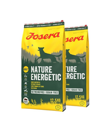 JOSERA Nature Energetic 2 x 12,5kg felnőtt, aktív kutyák számára
