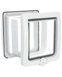 TRIXIE SureFlap - Macskaajtó microchippel 4 utas 26, 2x28, 1cm fehér
