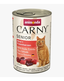 ANIMONDA Carny Senior marhahús és pulykaszív 400 g