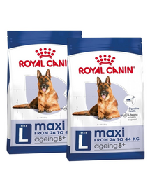 ROYAL CANIN Maxi Ageing 8+ 30 kg (2 x 15 kg) száraztáp érett, nagytestű, 8 évesnél idősebb kutyák számára