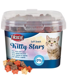 TRIXIE Jutalomfalatok csillagok lazaccal és báránnyal, 140 g