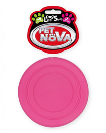 PET NOVA DOG LIFE STYLE Frisbee 18cm rózsaszín, menta ízű