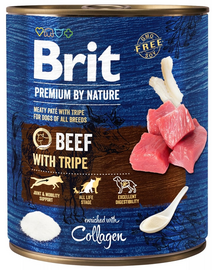 BRIT Premium by Nature 800 g marhahús és belsőségek kutyáknak