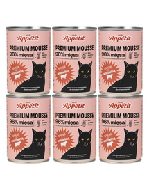 COMFY APPETIT PREMIUM Marhahús mousse macskáknak 6x400 g