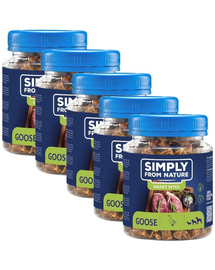 SIMPLY FROM NATURE Smart Bites Liba edzők kutyáknak 5x130 g