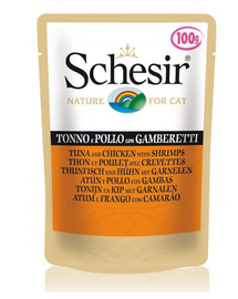 SCHESIR Tonhal csirkével és garnélarákkal 50g