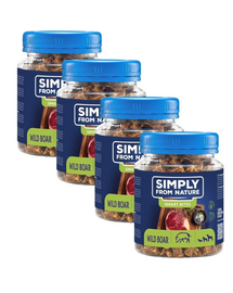 SIMPLY FROM NATURE Smart Bites Vaddisznó edzők kutyáknak 4x130 g