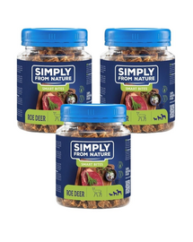 SIMPLY FROM NATURE Smart Bites Szarvas rágcsálnivaló kutyáknak 3x130 g