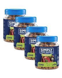 SIMPLY FROM NATURE Smart Bites Bárány edzők kutyáknak 4x130 g