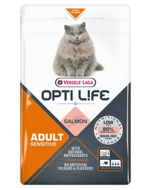 VERSELE-LAGA Opti Life Cat Adult Sensitive Salmon 2.5 kg