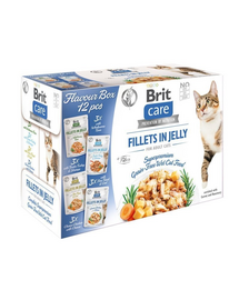 BRIT Care Cat Flavour Box in Jelly 12x85g vegyes ízek zselében