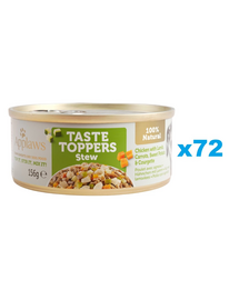 APPLAWS Dog Taste Troppers Pörkölt csirkével, bárányhússal és sárgarépával 72x156 g