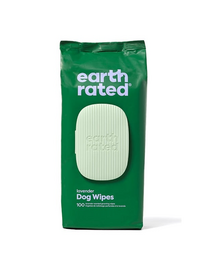 EARTH RATED Komposztálható törlőkendő levendula 100 db.
