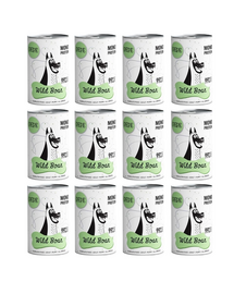PAKA ZWIERZAKA PEPE Wild Boar 99% Játék 12x400 g