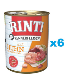 RINTI Kennerfleisch Chicken csirke 6x400 g