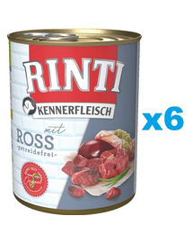 RINTI Kennerfleisch Horse lóhús 6x800 g