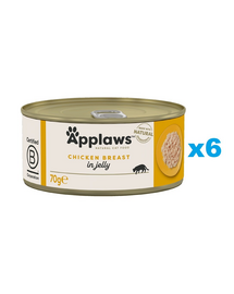 APPLAWS Cat Csirke zselében 6x70g