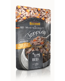 BELCANDO Mastercraft Topping Marhahús sárgarépával 6x100 g