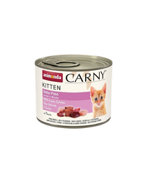 ANIMONDA Carny Kitten Baby Paté 200 g pástétom cicáknak