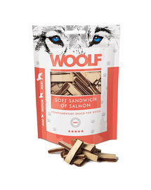 WOOLF Soft Sandwich Of Salmon Puha lazacos szendvicsek 100g