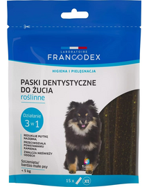 FRANCODEX XS rágócsíkok rossz lehelet ellen 114 g/15 db.