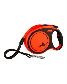 FLEXI Xtreme XS Szalag 3m automata póráz narancssárga