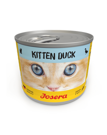 JOSERA Kitten Kacsa nedves cicatáp konzervdoboz 200g