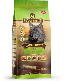 WOLFSBLUT Dark Forest Adult Száraz kutyatáp vadhússal és édesburgonyával 12,5 kg
