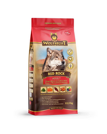 WOLFSBLUT Red Rock Adult nagytestű kölyökkutyák szárazeledele kacsával 12,5 kg