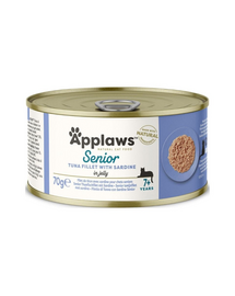 APPLAWS Cat Senior Tonhalfilé szardíniával 70 g