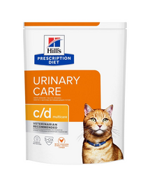 HILL'S Prescription Diet Feline c/d Multicare Chicken 12 kg macskák számára érzékeny húgyúti rendszerrel