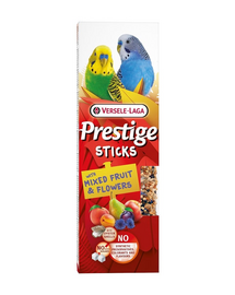VERSELE-LAGA Prestige Sticks 2 üveg gyümölcs- és virágkeverékkel kis papagájok számára 60g