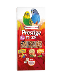 VERSELE-LAGA Prestige Sticks 3 különböző lombik kis papagájok számára 90g