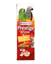 VERSELE-LAGA Prestige Sticks 2 zöldség és pitypang lombik nagypapagájok számára 140g