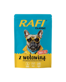 RAFI Classic nedves eledel marhahússal kutyáknak 400g