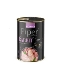 PIPER Sterilised nyúllal 400g sterilizált macskáknak