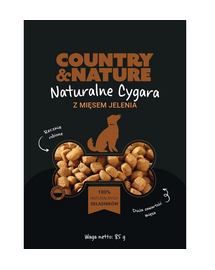 COUNTRY&NATURE Lovas cigaretta kutyáknak 20 x 85 g