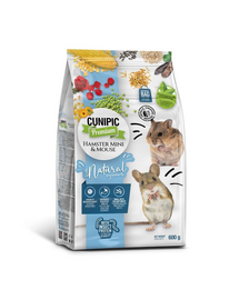 CUNIPIC Premium Hamster mini Mouse 600g eledel mini hörcsögök és egerek számára